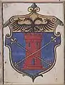 Coat of arms in the Torriani Book of hours (1490)
