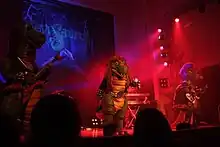 Hevisaurus performing at Kauppakeskus Kaari 1.24.2015