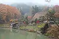 Hida-no-Sato folk village in autumn