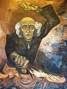 José Clemente Orozco, Miguel Hidalgo y Costilla, Jalisco Governmental Palace, Guadalajara