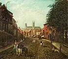 High Street, Lincoln c.1800 by Henry Hall