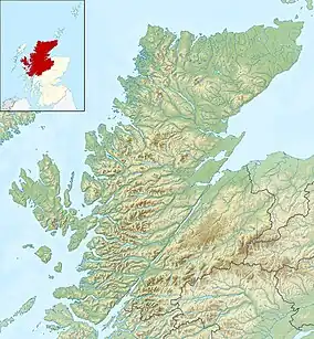 Tom a' Chòinich is located in Highland