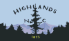 Flag of Highlands, North Carolina