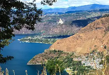 Hike down from the east rim to Lake Atitlán-Panajachel