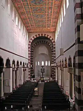 St. Michael's from inside before restoration 2005