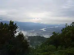 Himalayan view from Ananda Spa, Narendranagar