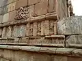 Ruins of Hindu temple in Qutb Minar