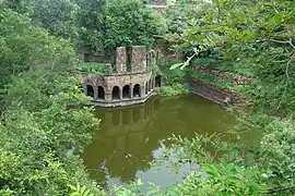 The Sujarkund reservoir opposite to Sujarpol