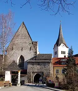 Hintereggertor Stadtmauer Kirchen Oberwölz