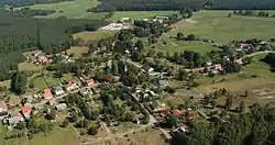 Aerial view of Hintersee