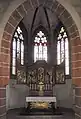 The high altar, viewed from the nave