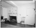Fireplace wall in first-floor Dining Room. - Fisher-Whiting House, 1933