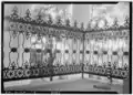 Second story iron balustrade, Alpine House, 1937