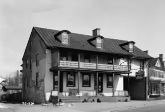 Three Tun Tavern, HABS photo, 1937