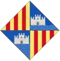 Historic Shield and Coat of Arms of the City of Palma before the 14th Century3 Pales Variant