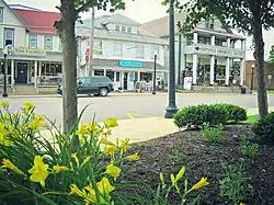 Downtown Hartville in the spring