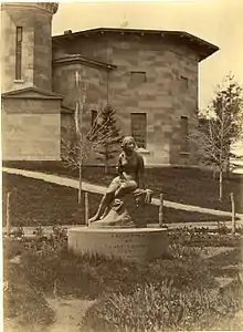 The Statue of Sabrina at Amherst College, Massachusetts by William Calder Marshall (1857)