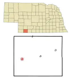 Location of Stratton, Nebraska