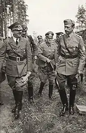 Image 7Hitler and Finnish commander-in-chief Field MarshalMannerheim (right) (from Diplomatic history of World War II)