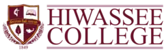 Coat of Arms and Stylized Maroon text of Hiwassee College