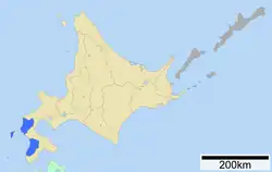 Location of Hiyama Subprefecture