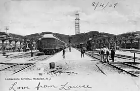 Hoboken Terminal under construction, 1907