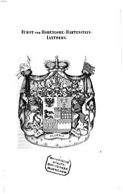 Coat of arms of Hohenlohe-Jagdsberg family