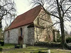 Medieval church in Hohenmocker
