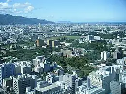 A view of Sapporo city and Hokkaidō University (2009)