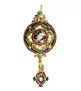 Holbeinesque pendant by John Brogden, circa 1870