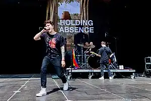 Holding Absence performing at Download Festival Germany in 2022