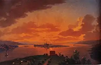 Midsummer Day's Night at Tornio, 1849
