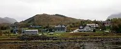 Seaside view of the village