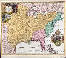 Amplissimae Regionis Mississipi, circa 1720