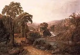 Old Mill and Stream 1879