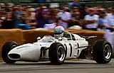 The RA272 being driven at Goodwood in 2014