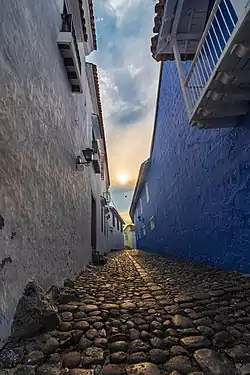 Most popular street in Honda (Calle de las trampas)