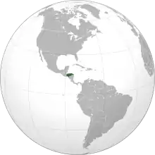 Honduras (orthographic projection)