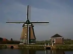 Windmill De Lage Hoek with pumping station