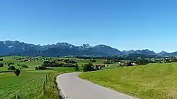 Hopferau seen from the north