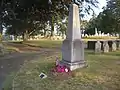 Grave monument for Governor Stephen Hopkins, signer of the Declaration of Independence