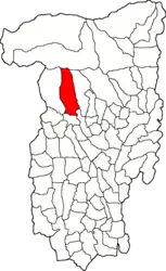 Location in Vâlcea County