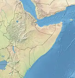 Hudur is located in Horn of Africa