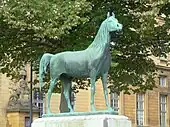 Monumental Horse c. 1850, in Metz, France