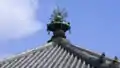 Yumedono roof decoration