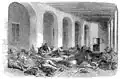 Hospital in Sebastopol. Dr. Durgan attending the wounded. The Illustrated London News, 6 October 1855