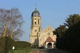 Saint-Georges' church in Hotot-en-Auge