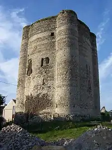 The Donjon de Houdan in Yvelines, (beginning of 12th century)