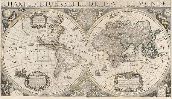 World map (1642)