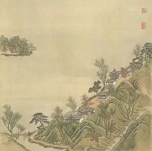 House Which Meets the Beauty of the HillsChinese: 接秀山房; pinyin: Jiēxiù shānfáng